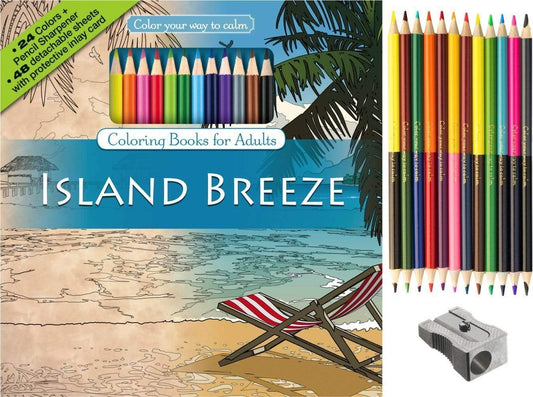 Island Breeze: Coloring Books for Adults