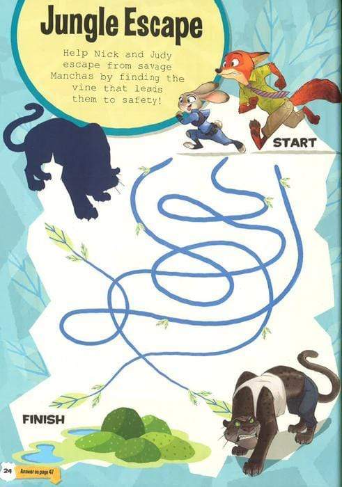 It's A Hustle! Coloring Book With Erasers (Disney Zootopia)