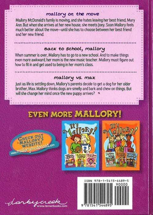 It's Mallory: (3 In 1: On The Move, Back To School, And Mallory Vs Max)