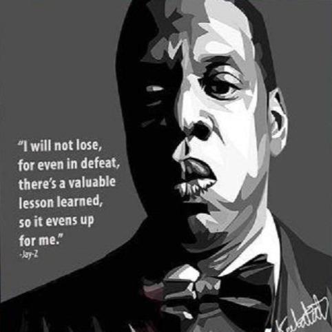 JAY-Z: GREY/BLUE POP ART (10'X10')