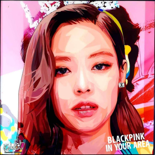 Jennie Blackpink Pop Art (10X10)