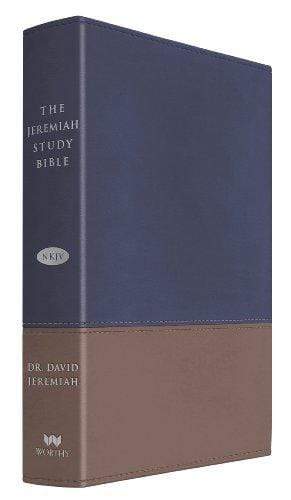 Jeremiah Study Bible-Nkjv (Blue/Brown)
