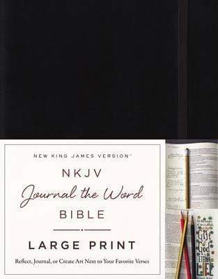 Journal The Word Bible, Large Print, Hardcover, Black, Red Letter Edition