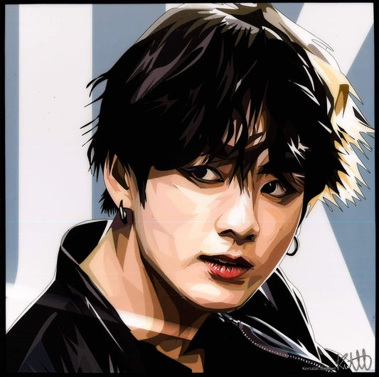 JUNGKOK-BTS (NEW DESIGN),(10X10) POP ART
