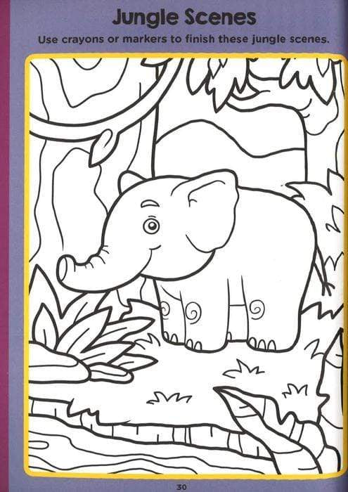 Just Imagine & Play! In The Jungle Activity Book: Jungle Activity Book Includes: Stickers! Press-Outs! Puzzles & Games!