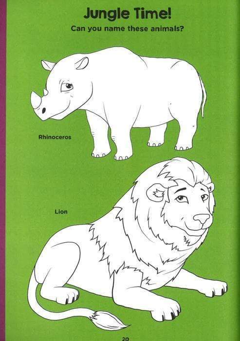 Just Imagine & Play! In The Jungle Activity Book: Jungle Activity Book Includes: Stickers! Press-Outs! Puzzles & Games!