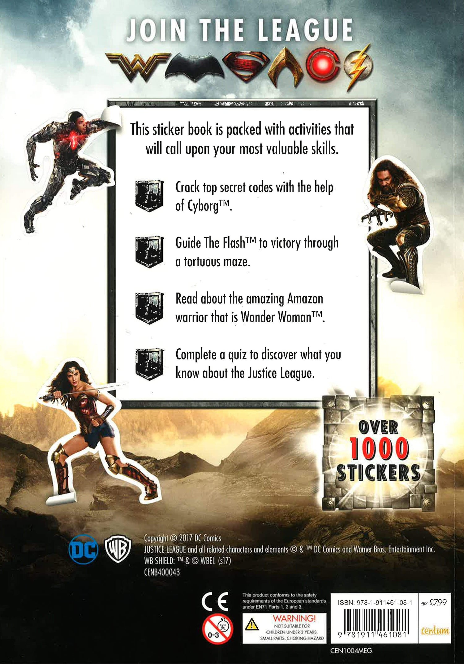 Justice League Mega Sticker