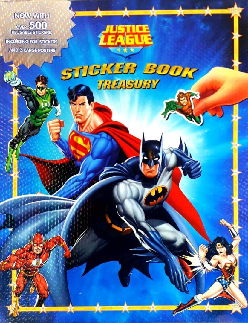 Justice League Sticker Book Treasury BookXcess