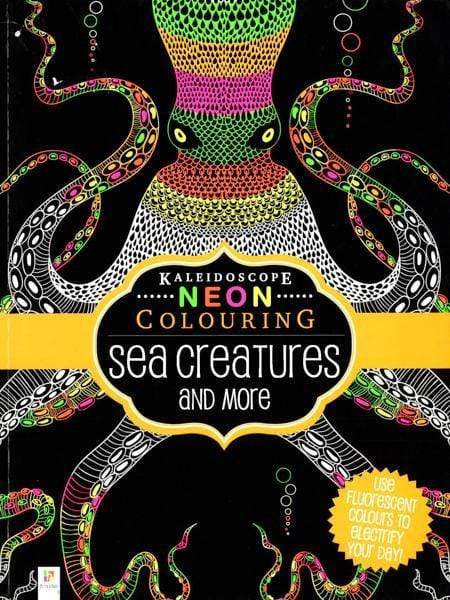 Kaleidoscope Neon Colouring: Sea Creatures And More