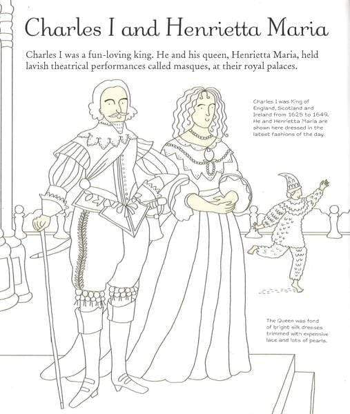 Kings And Queens To Colour