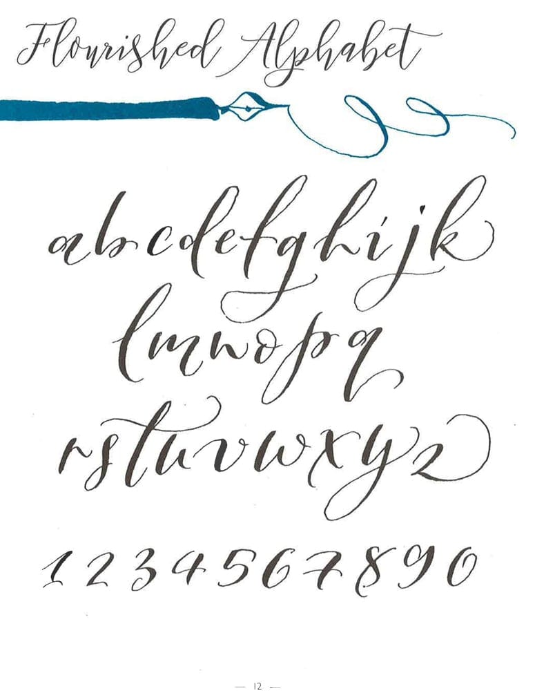 Kirsten Burke's Secrets Of Modern Calligraphy Practice Pad