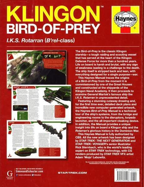 Klingon Bird-Of-Prey Owner's Workshop Manual (Star Trek)