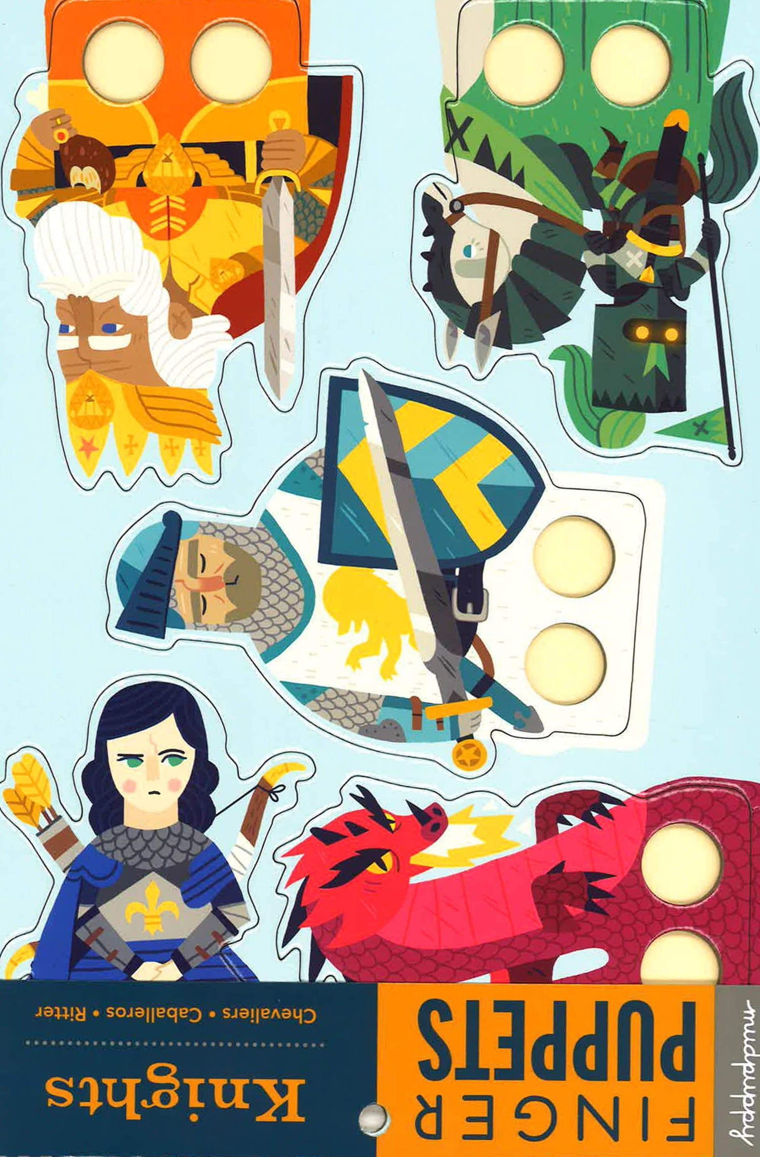 Knights Finger Puppets