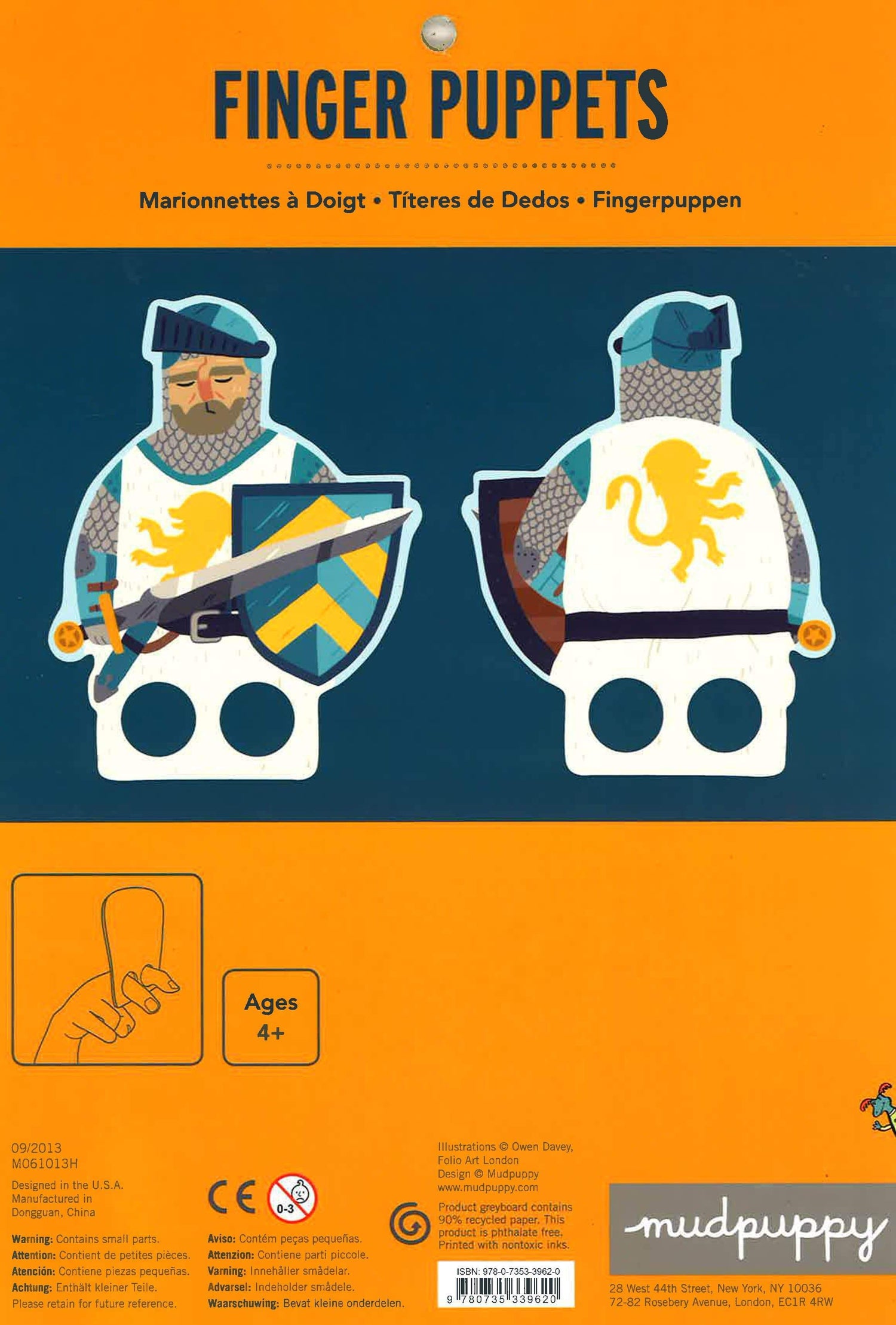 Knights Finger Puppets