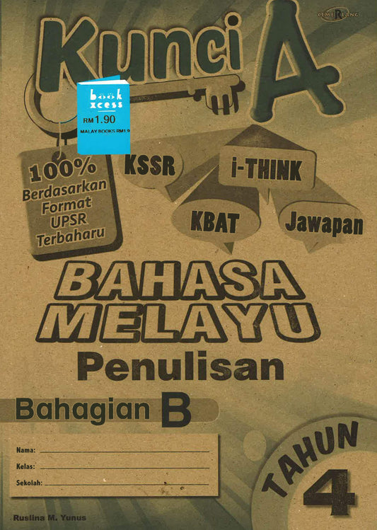 Kunci A Bm Penulisan Thn 4 (Bhg B)
