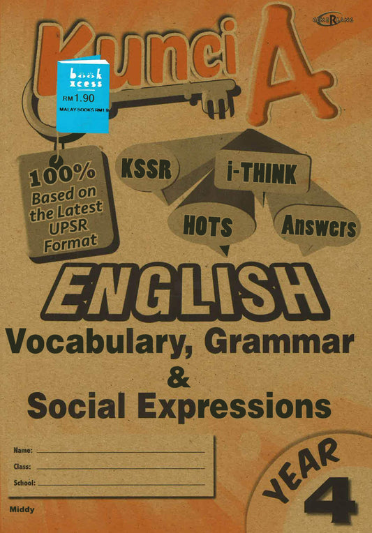 Kunci A English Vocabulary Grammar & Social Expressions Yr 4