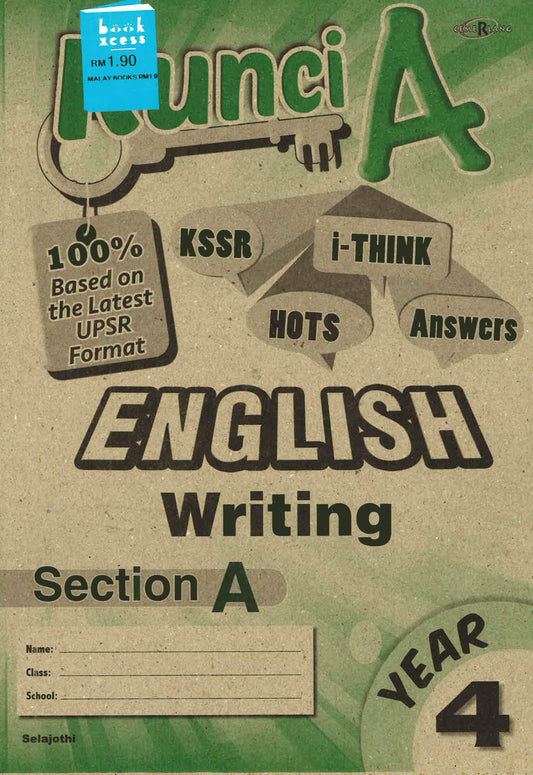 Kunci A English Writing Yr 4 (Sec A)