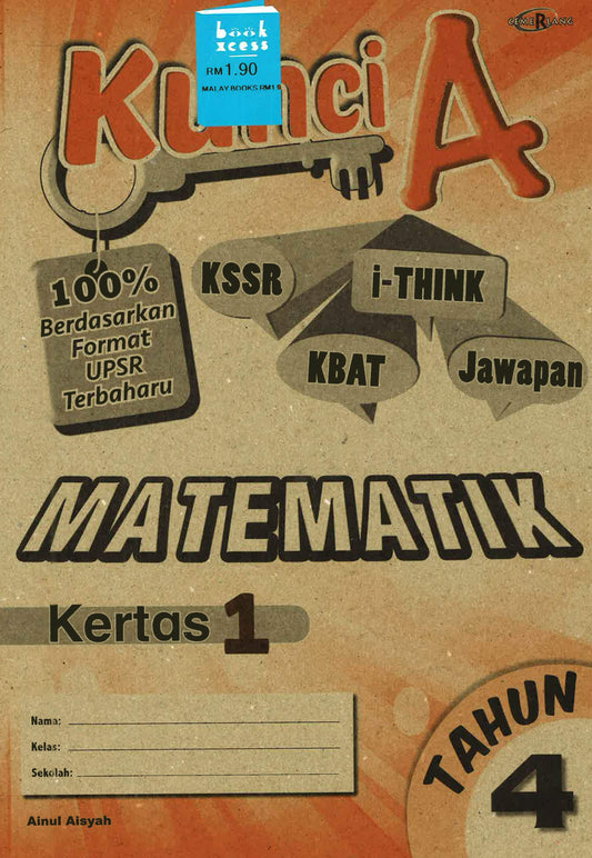 Kunci A Matematik Thn 4 (Kertas 1)