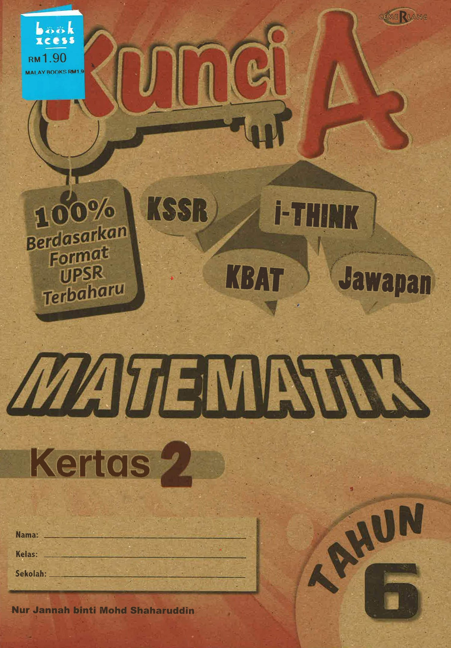 Kunci A Matematik Thn 6 (Kertas 2)