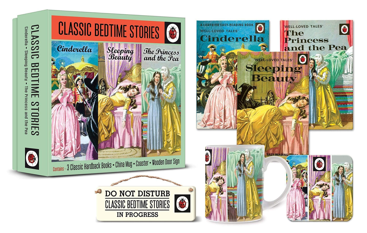 Ladybird Classic Bedtime Stories Box Set: Cinderella, Sleeping Beauty, The princess and the Pea