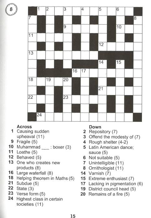 Large Print Crossword BookXcess