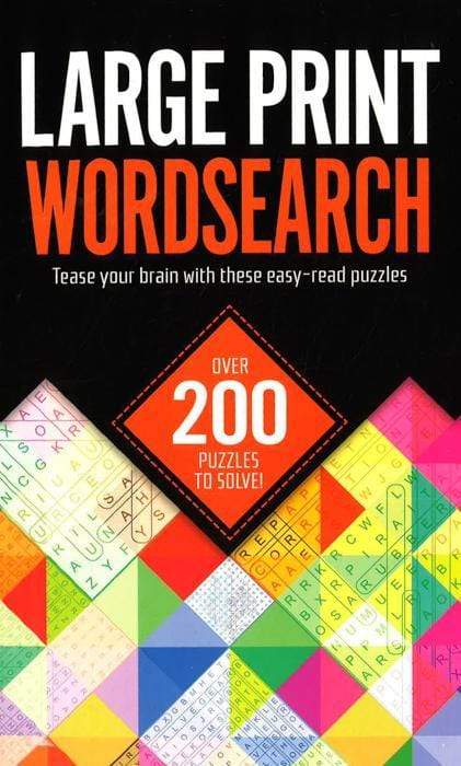 Large Print Wordsearch