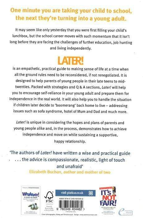 Later! : A Guide To Parenting A Young Adult