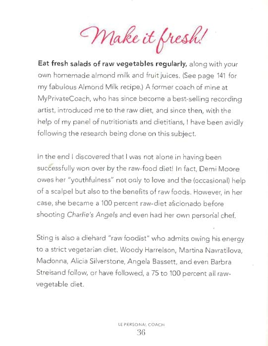 Le Personal Coach: A French Trainer's Simple Secrets For Getting Fit And Slim Without The Gymrenewing Your Body