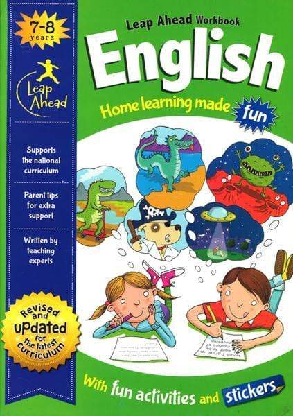Leap Ahead Workbook: English Home Learning Made Fun (Age 7-8)