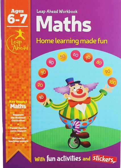 Leap Math Books Leap Ahead Workbook: Math Age 6-7 (Key Stage 1) 9781783432592 – BookXcess