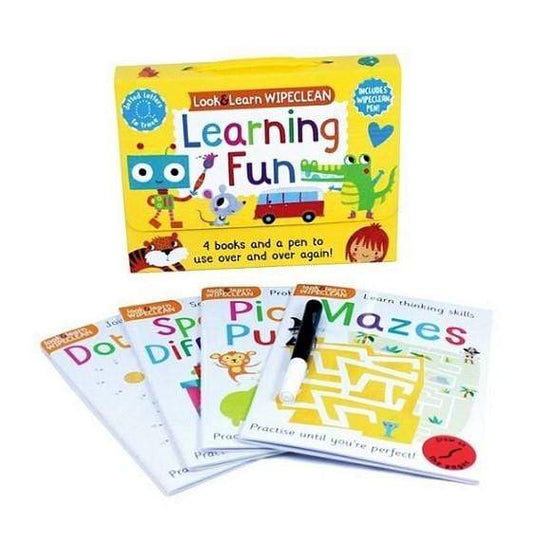 Learning Fun 4 Books (Look and Learn Wipeclean)
