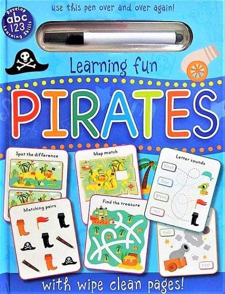 Learning Fun: Pirates (With Wipe Clean Pages)