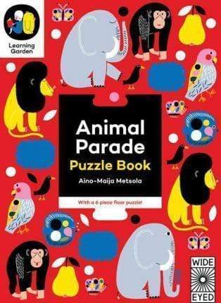 Learning Garden: Animal Parade Puzzle Book - With A 6 Piece Floor Puzzle!