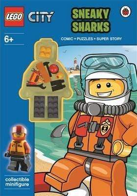 Lego City: Sneaky Sharks Activity Book with Minifigure