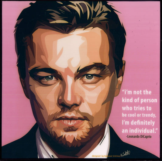LEONARDO DICAPRIO POP ART (10'X10')