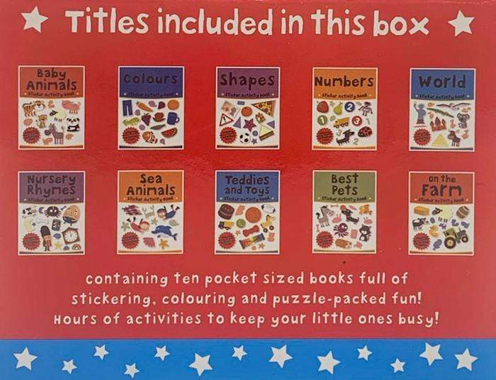 Let's Stick 10 Book Sticker Suitcase