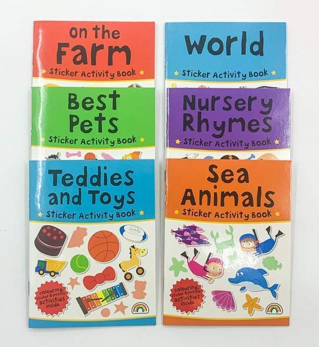 Let's Stick 10 Book Sticker Suitcase