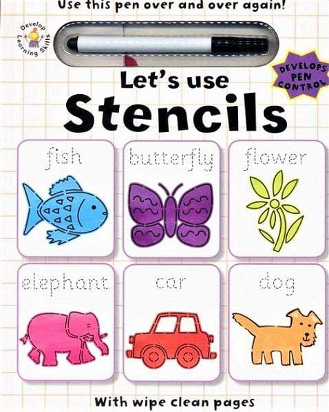 Let's Use Stencils (With Wipe Clean Pages)