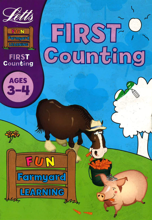 Letts Fun Farmyard First Counting Ages 3-4