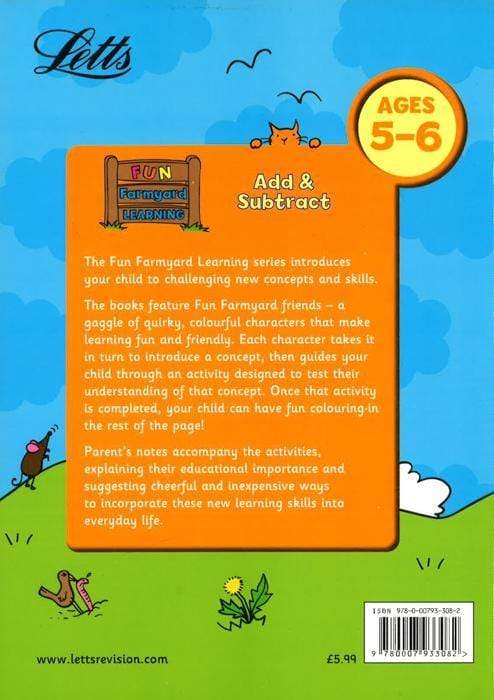 Letts Fun Farmyard Lerning Add & Subtract Age