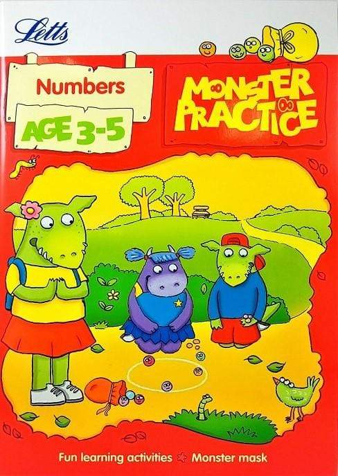 Letts-Monster Practice: Numbers Age 3-5
