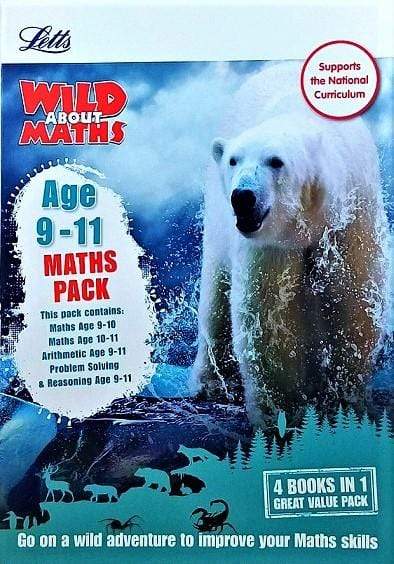 Letts: Wild About Maths Pack Age 9-11 (4 Books)