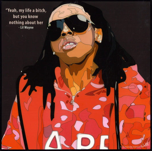 LIL WAYNE POP ART (10X10)