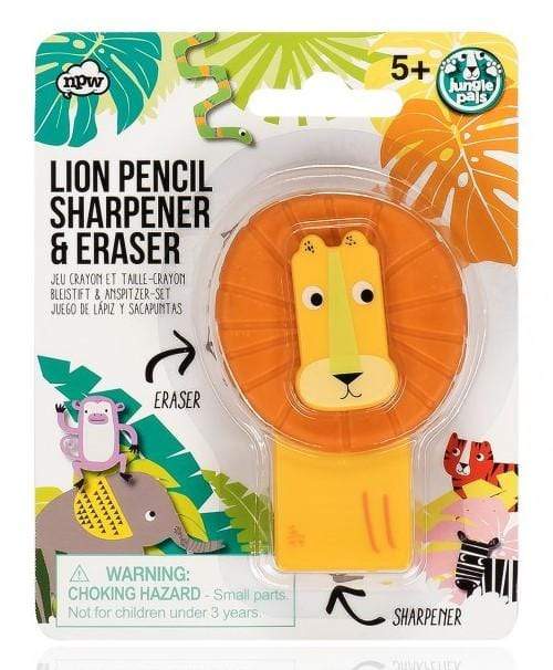 Lion Pencil Sharpener And Eraser