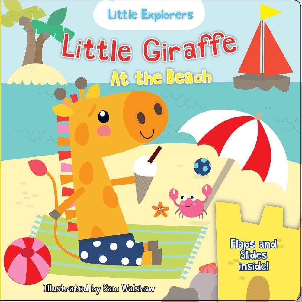 Little Giraffe At The Beach
