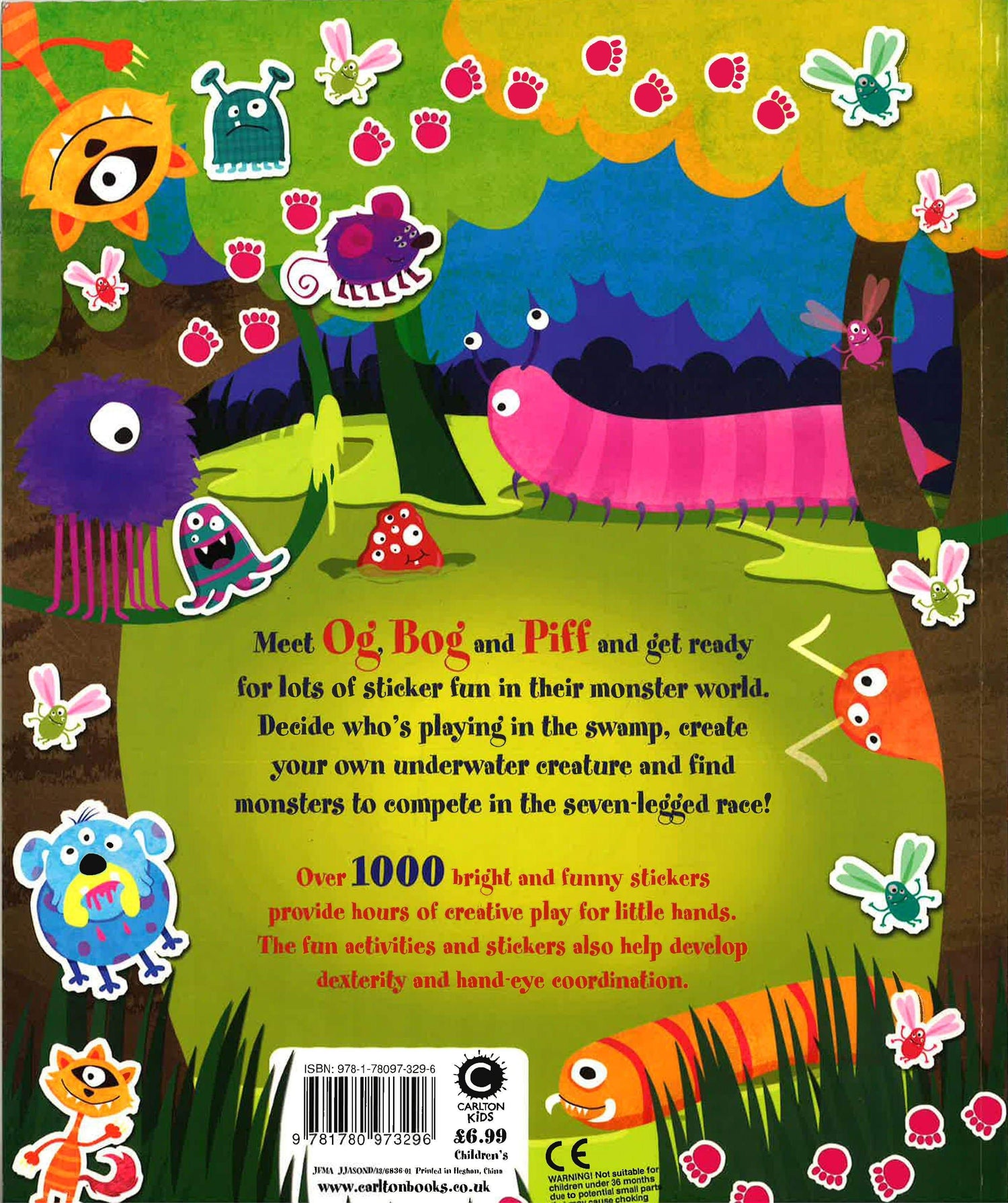 Little Hands Creative Sticker Play: Monsters