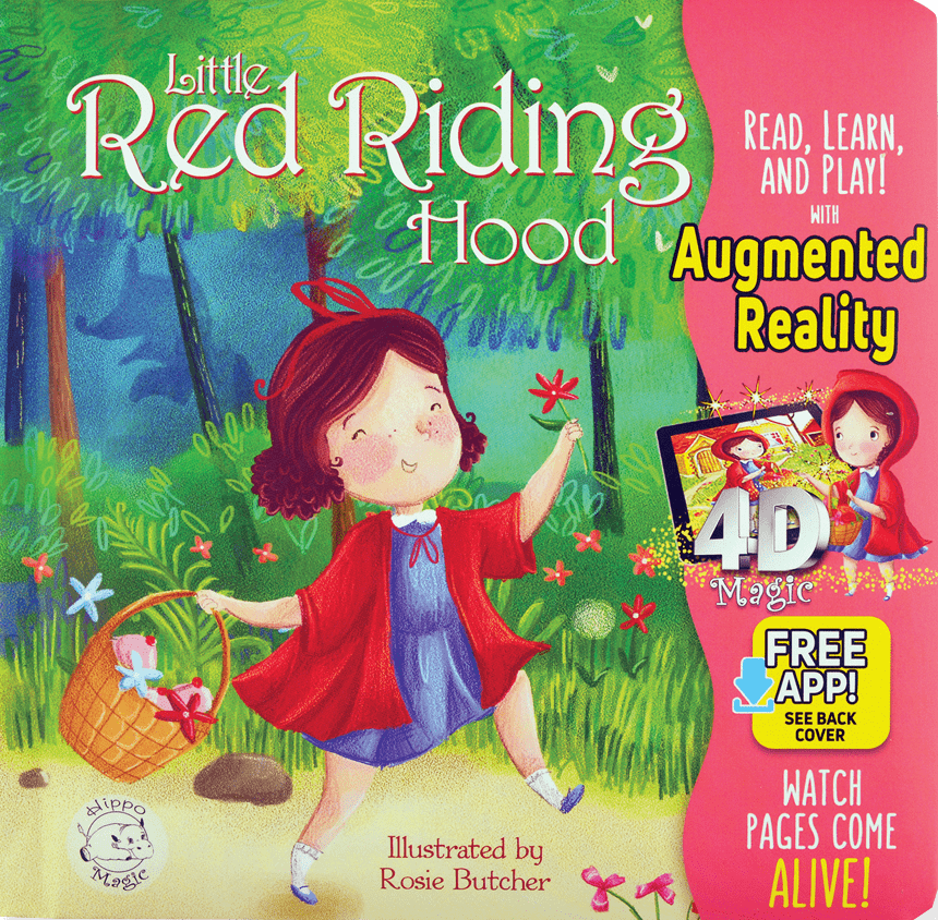 Little Hippo: Little Red Riding Hood - Read, Learn, And Play! With Augmented Reality