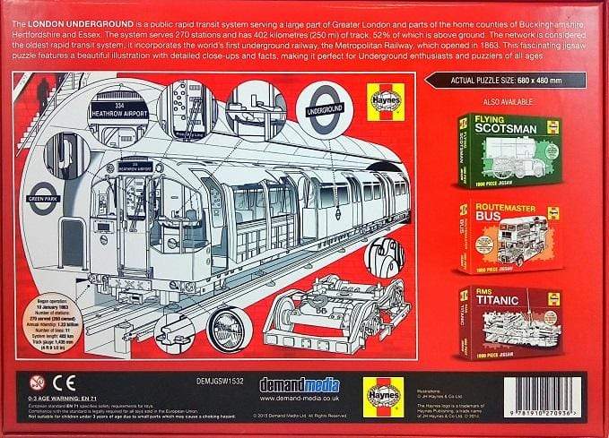 London: Underground - 1000 Jigsaw