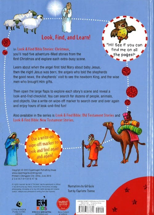 Look And Find Bible Stories: Christmas