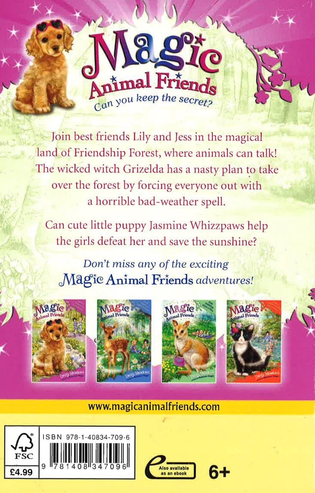 Magic Animal Friends: Jasmine Whizzpaws To The Rescue: Book 29